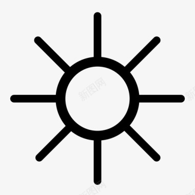 太阳春天夏天图标图标