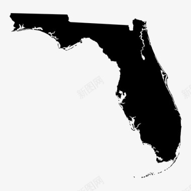 佛罗里达迈阿密州图标图标