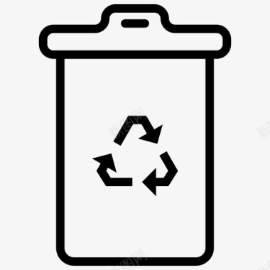回收箱垃圾图标图标