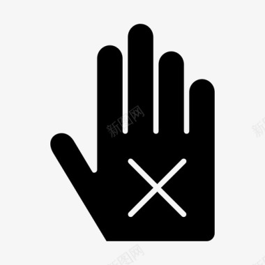防手手指五图标图标