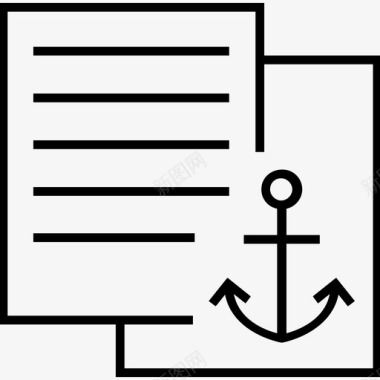 经典网页设计锚文本文档页图标图标