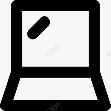 笔记本电脑macbook科技线图标图标