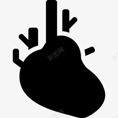 心脏器官医学的在医院里图标图标