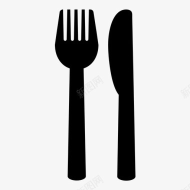 刀叉餐具餐厅图标图标