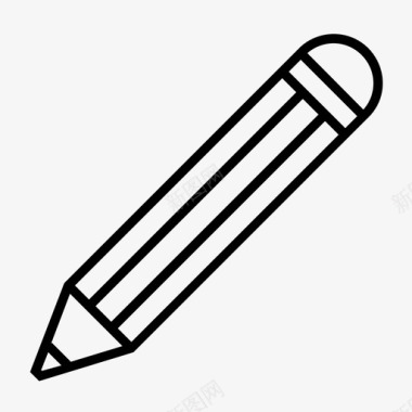 作家铅笔艺术家职业图标图标