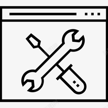 网页优化技术在线支持修复工具图标图标