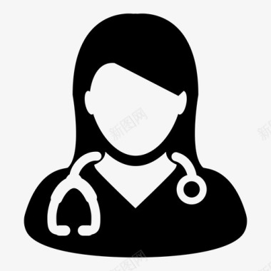 女性护士医生女性护士图标图标