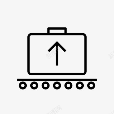行李领取处机场行李图标图标