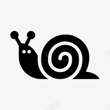 蜗牛慢春雕图标图标