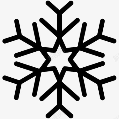 雪花雪花冰星星图标图标