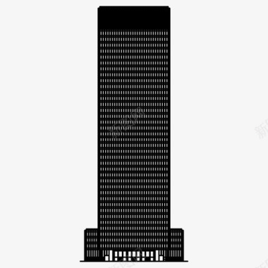 纽约希格拉姆大厦希格兰大厦建筑图标图标