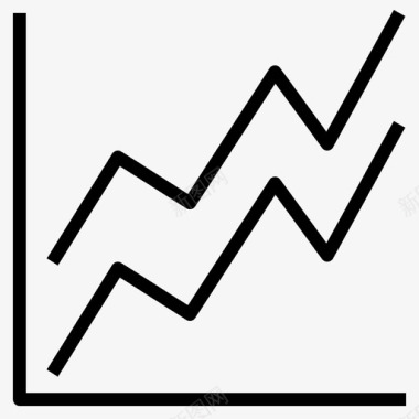 线图折线图分析数据图标图标