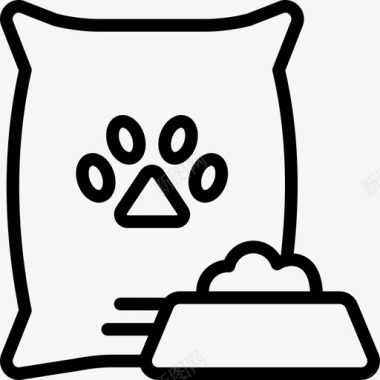 狗粮动物宠物图标图标