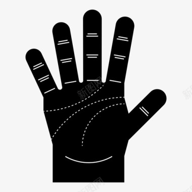 右手五指身体数数图标图标