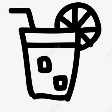 果汁冷饮饮料图标图标