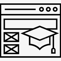 E翔教育教育网站cape学习图标高清图片