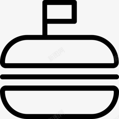 汉堡快餐汉堡包图标图标