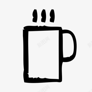 咖啡商务公司图标图标