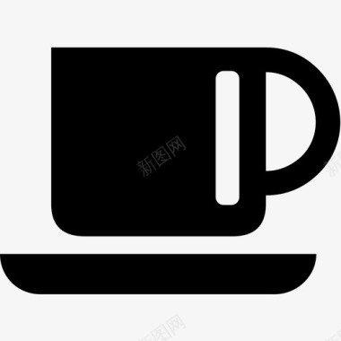 茶杯咖啡杯子图标图标