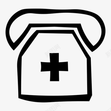 急救电话电话医疗护理图标图标