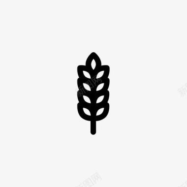 小麦玉米面粉图标图标