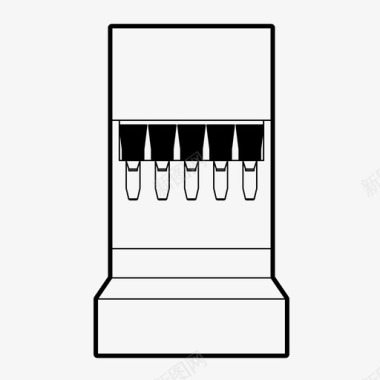 品质服务苏打水机饮料冰淇淋图标图标