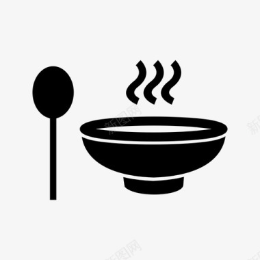 汤饭锅图标图标