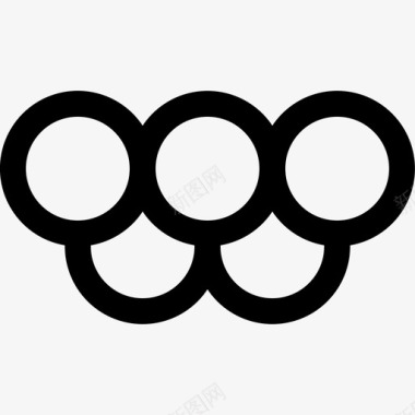 五环奥林匹亚最佳竞赛图标图标