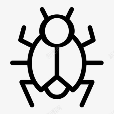 虫子动物披头士图标图标
