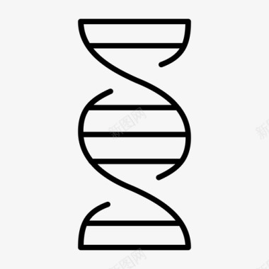 DNA模型dna生物学链图标图标