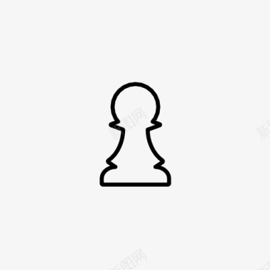 白卒棋棋子图标图标