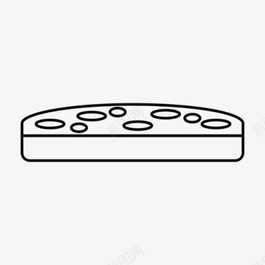 牛肉饼烘焙饼干图标图标