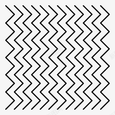 线条几何装饰图案V形几何图标图标