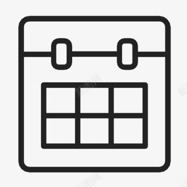 日期新鲜日历日期时间图标图标