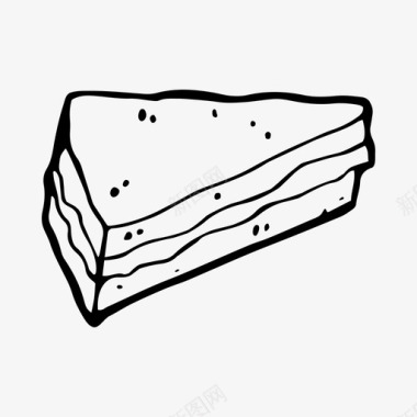 三明治面包早餐图标图标