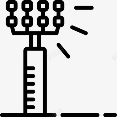 夜灯游戏运动图标图标