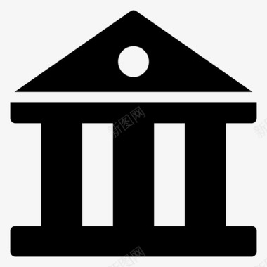 银行家银行银行家商业图标图标