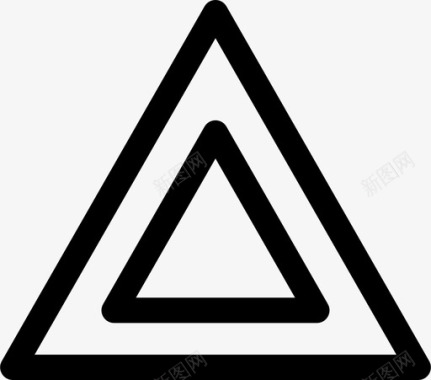 三角形图案金字塔图标图标