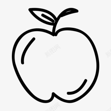 苹果水果学校图标图标