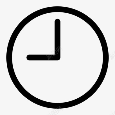 时钟时间图标图标