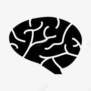 解剖学大脑人体解剖学人脑图标图标