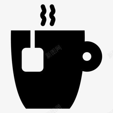 塑料杯子茶杯子饮料图标图标