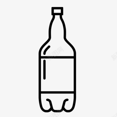 酒瓶啤酒瓶酒精饮料图标图标
