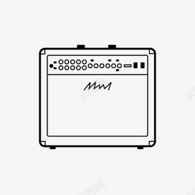 多弦吉他马歇尔放大器jvm215c放大器橱柜图标图标