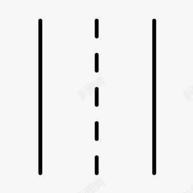 道路高速公路车道图标图标