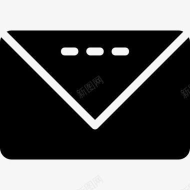 网络云标志电子邮件信封收件箱图标图标