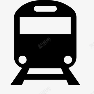地铁标识牌铁路图标