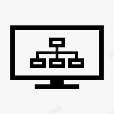 电视屏幕网络电视电视屏幕图标图标