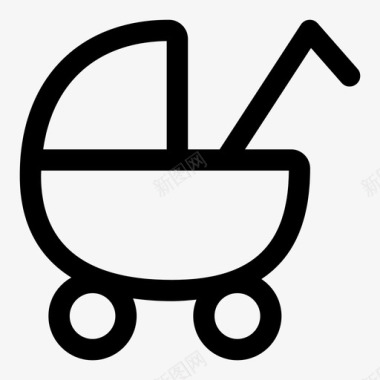 母婴标志母婴-线图标