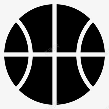 运动篮筐篮球图标图标